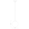 Z-Lite Parsons 1 Light Pendant, Matte Black & Clear 477P10-MB-BN - alternate 8